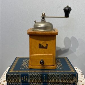 Vintage Trosser Wood Coffee Grinder